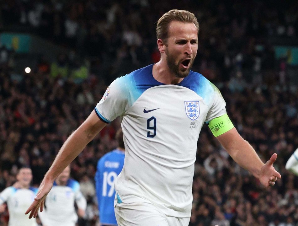 El delantero de InglaterraHarry Kane. EFE/EPA/NEIL HALL/Archivo