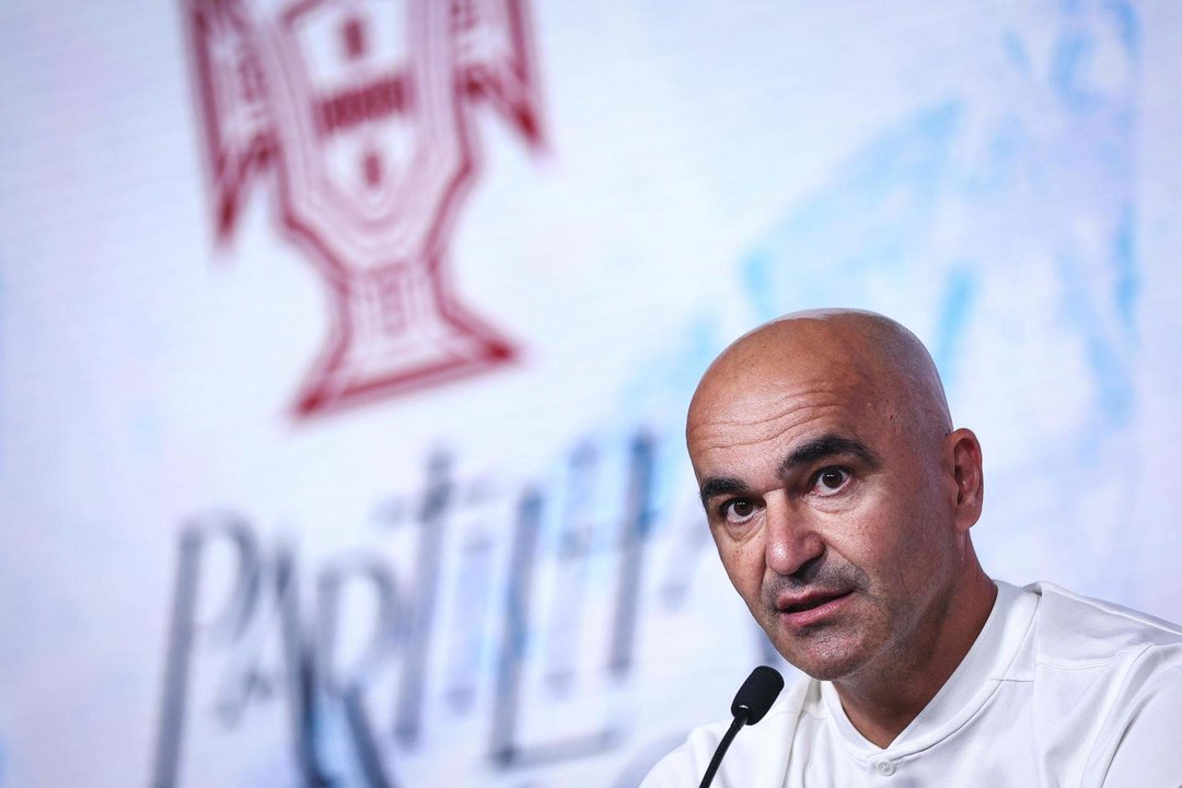 El seleccionador de Portugal, Roberto Martínez, durante una rueda de prensa. EFE/EPA/RODRIGO ANTUNES