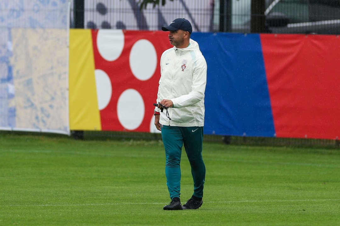 El seleccionador de Portugal de fútbol, el español Roberto Martínez en Marienfeld, Harsewinkel, (Alemania. EFE/EPA/MIGUEL A. LOPES